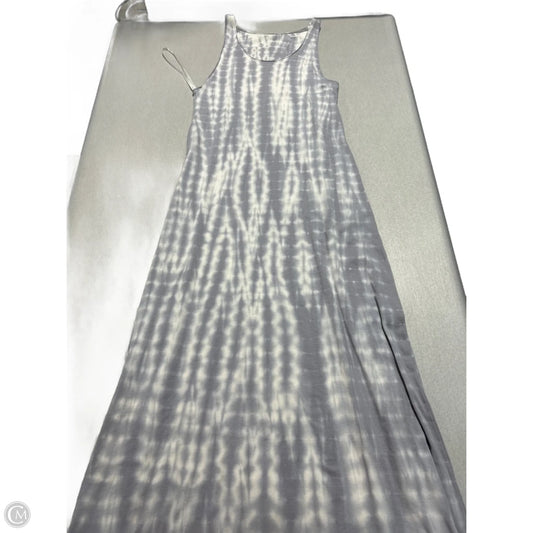 Dress Casual Maxi By Calvin Klein In Grey & White, Size: S
