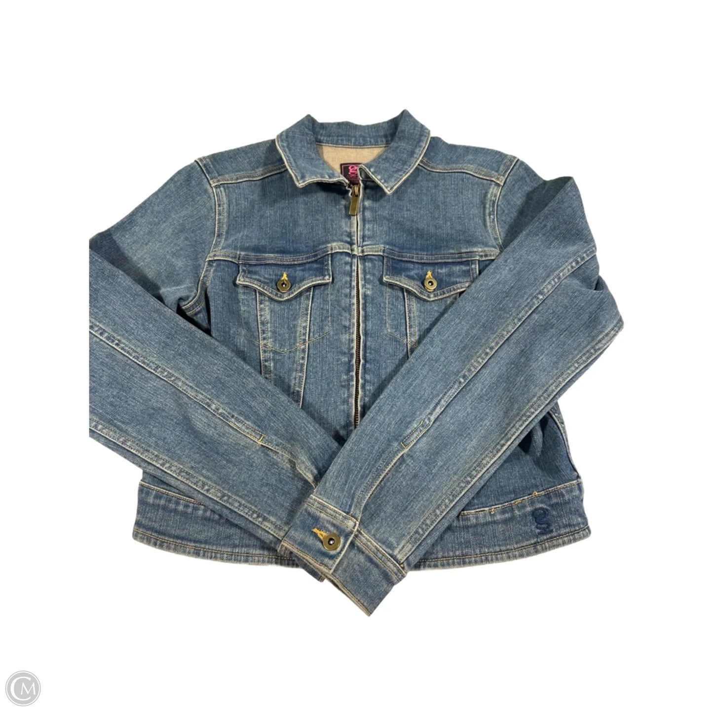 Jacket Denim By Cmc In Blue Denim, Size: S