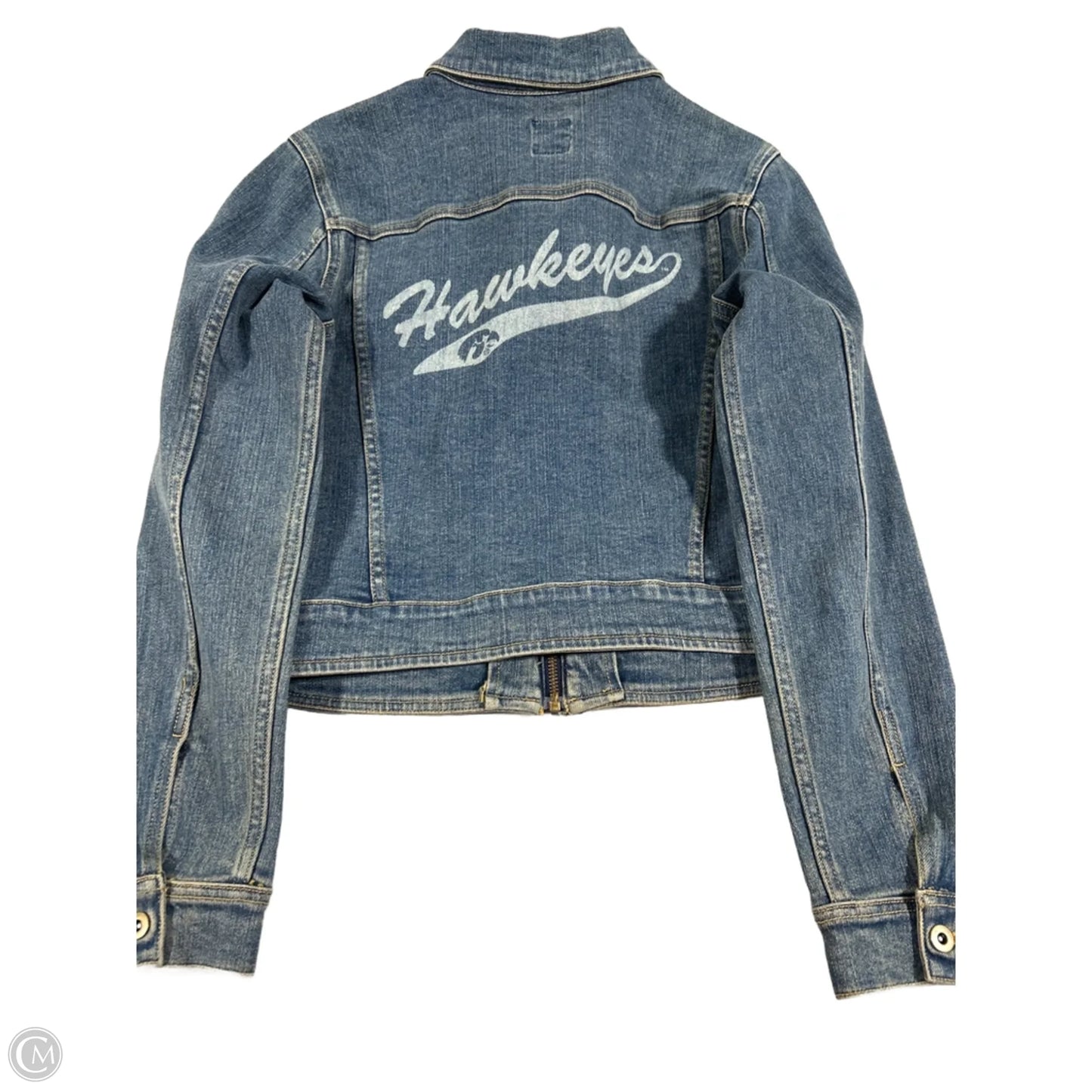 Jacket Denim By Cmc In Blue Denim, Size: S