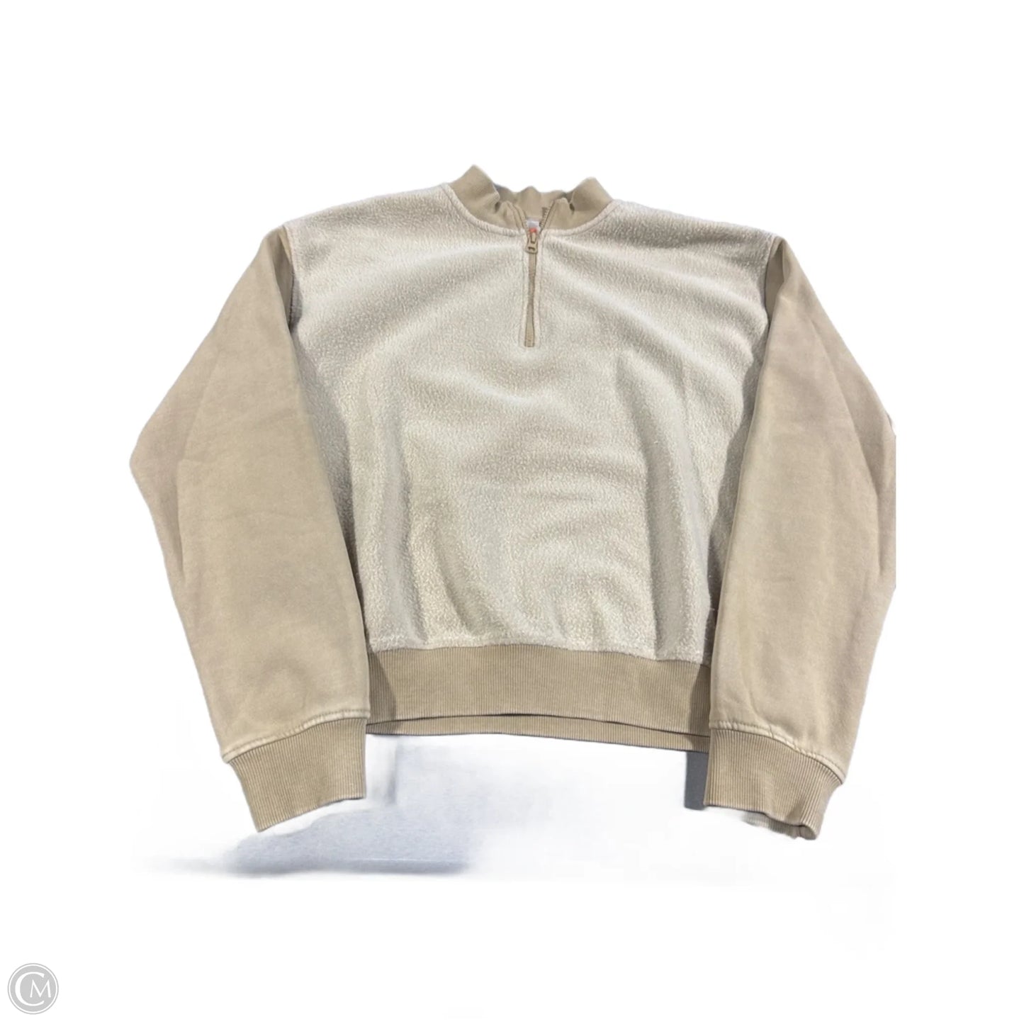 Sweater By Mono B In Tan, Size: M