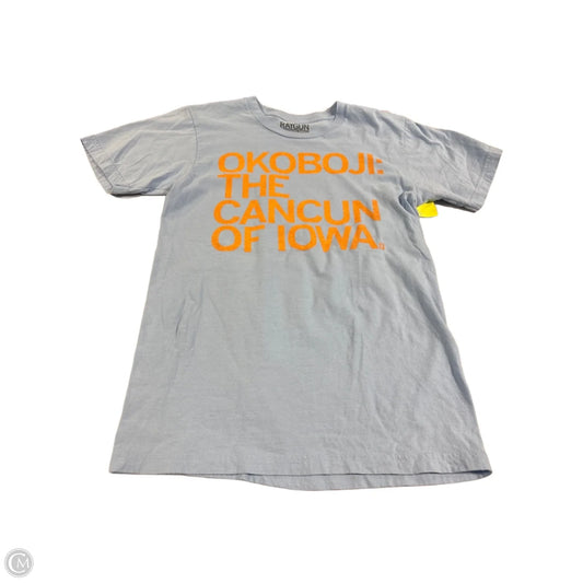 Top Short Sleeve Basic By Cmc In Blue, Size: S