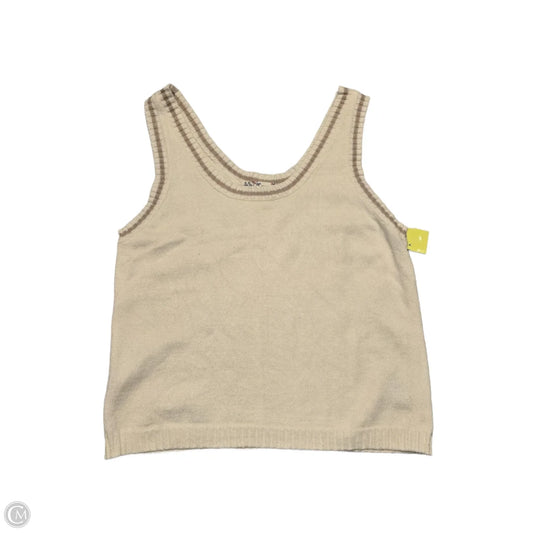 Tank Top By Pink Republic In Cream, Size: L