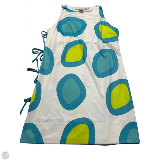 Dress Casual Short By Gretchen Scott In Blue & White, Size: Xl