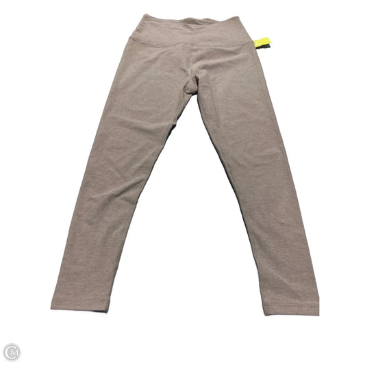 Athletic Leggings By Beyond Yoga In Brown, Size: L