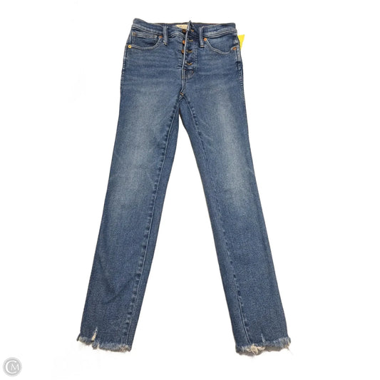 Jeans Straight By Madewell In Blue Denim, Size: 2