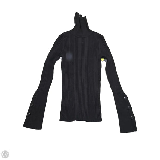 Top Long Sleeve By Anthropologie In Black, Size: Xs