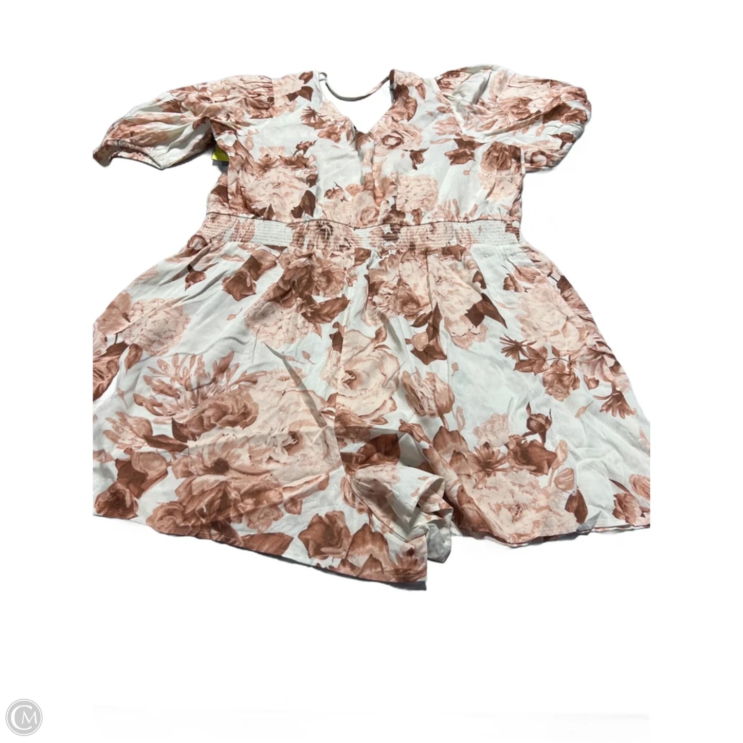 Romper By Express In Brown & Cream, Size: Xl