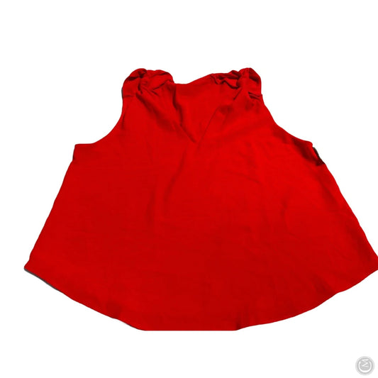 Top 2pc Sleeveless By Cme In Red, Size: Xl