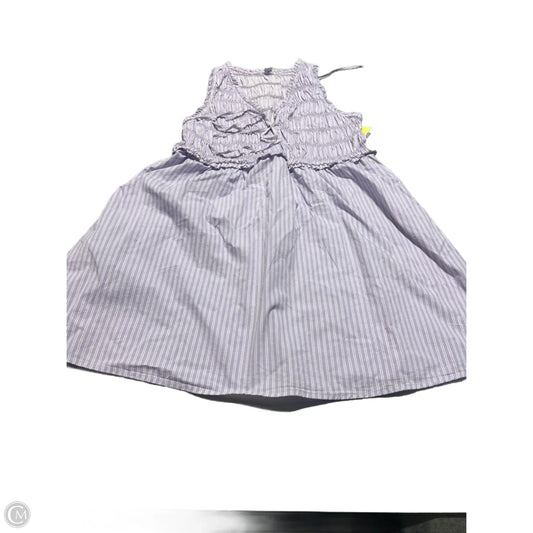 Dress Casual Short By Old Navy In Purple & White, Size: L