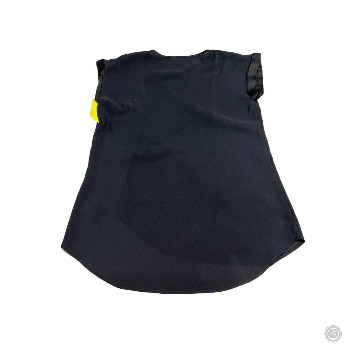 Blouse Short Sleeve By Express In Black, Size: S