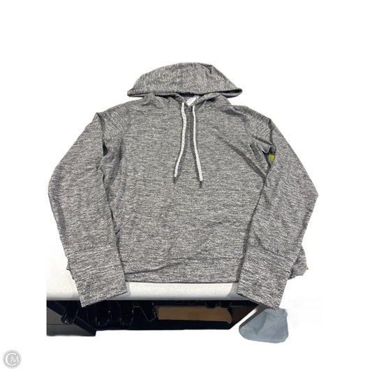 Athletic Top Long Sleeve Hoodie By Members Mark In Grey, Size: S