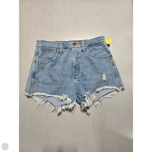Shorts By Wrangler In Blue Denim, Size: 4