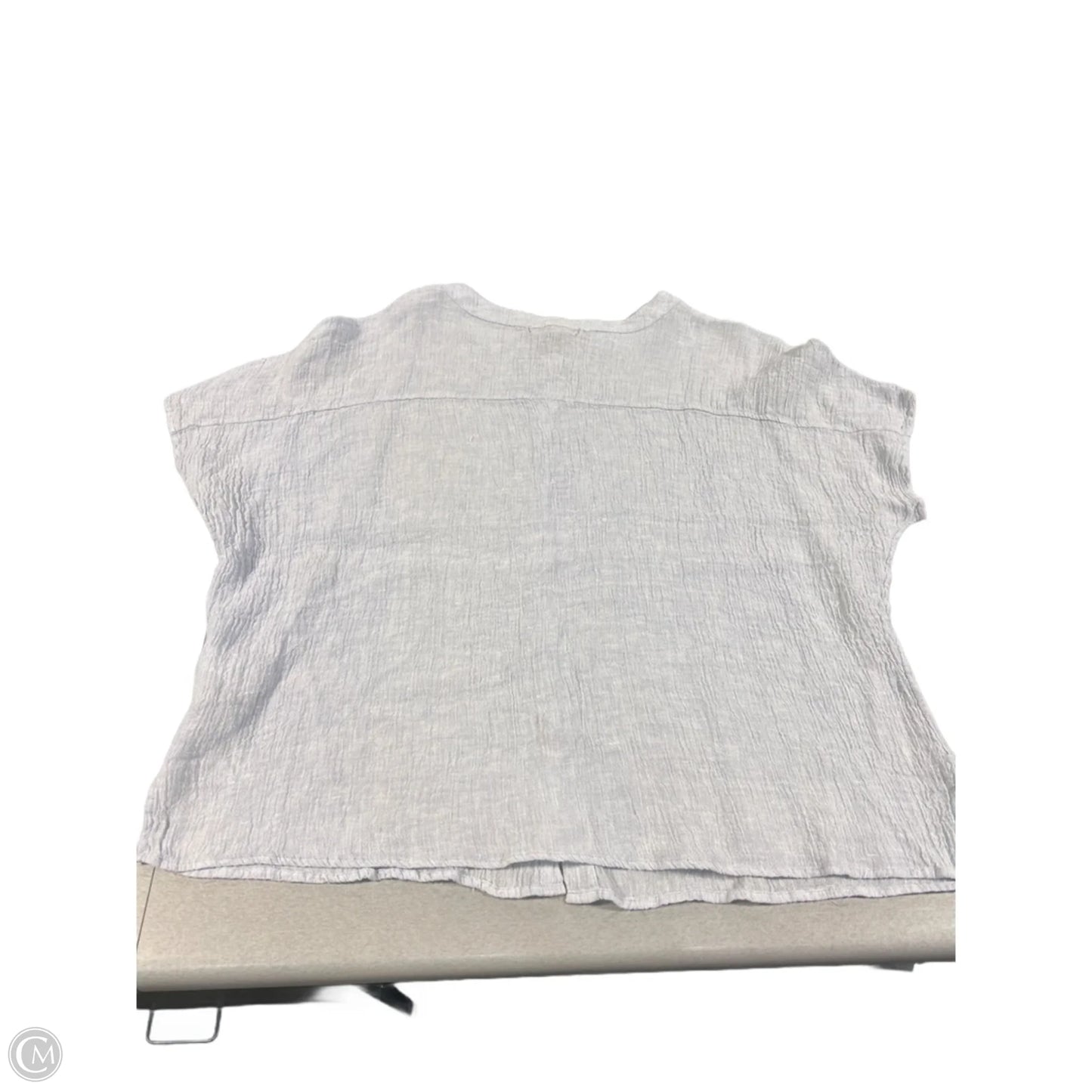 Top Short Sleeve By Tahari In Blue, Size: S