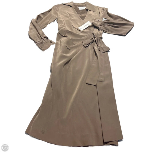 Dress Casual Short By Maggy London In Brown, Size: Xs