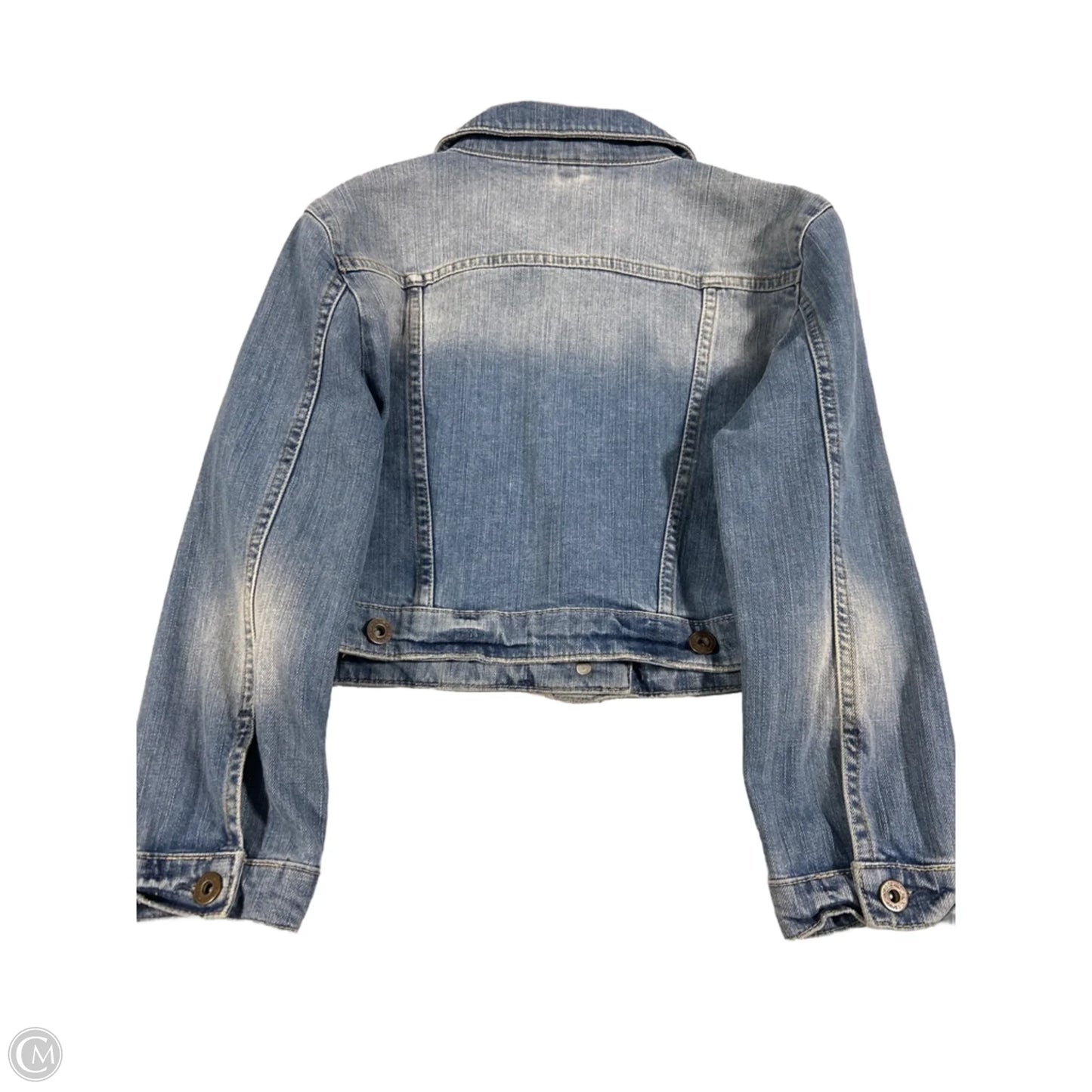 Jacket Denim By Top Shop In Blue Denim, Size: M