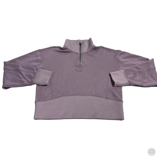Athletic Sweatshirt Crewneck By Danskin In Purple, Size: M