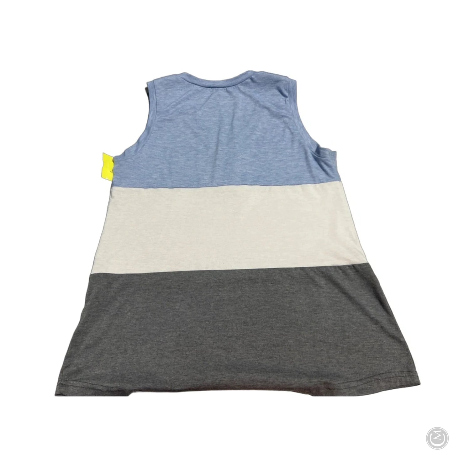 Tank Top By Cme In Blue & White, Size: M