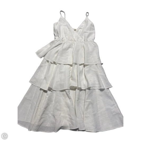 Dress Casual Midi By Entro In White, Size: M