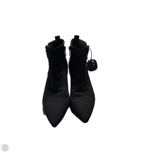 Boots Ankle Heels By Anne Klein In Black, Size: 9