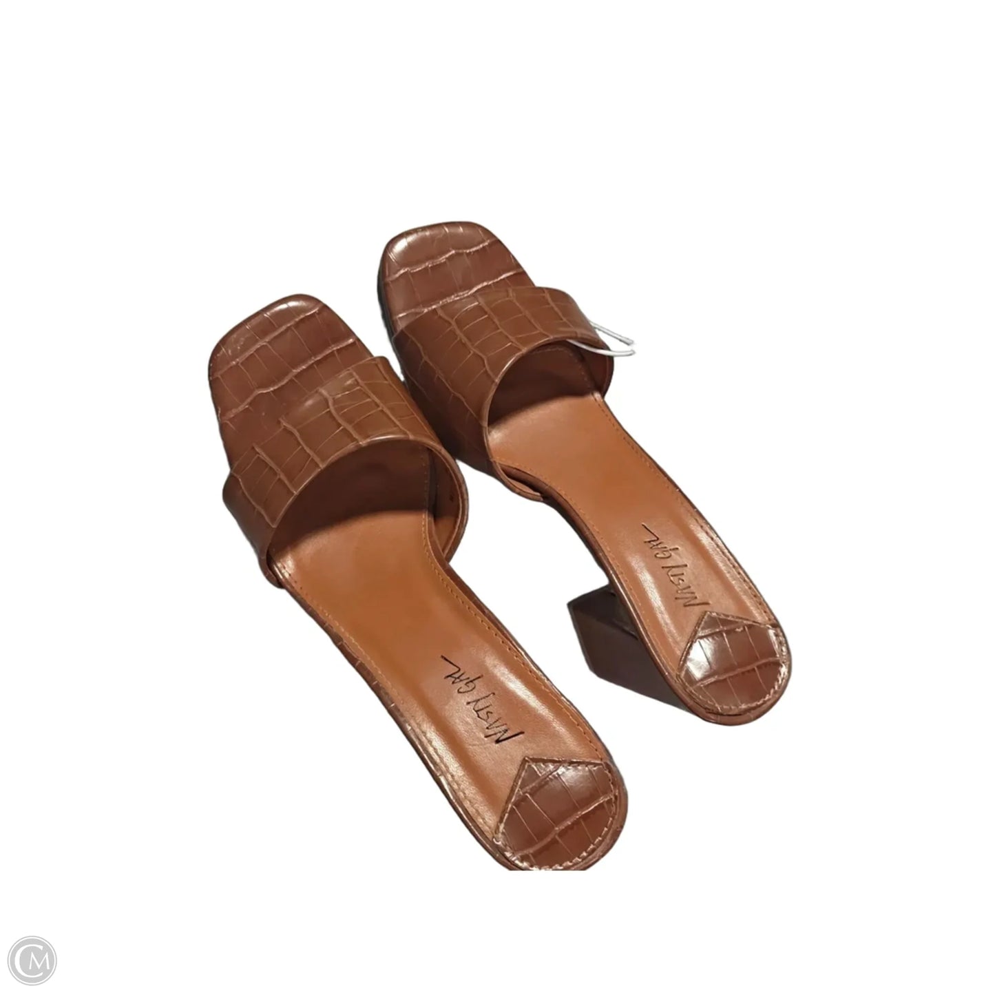 Shoes Heels Block By Nasty Gal In Brown, Size: 6
