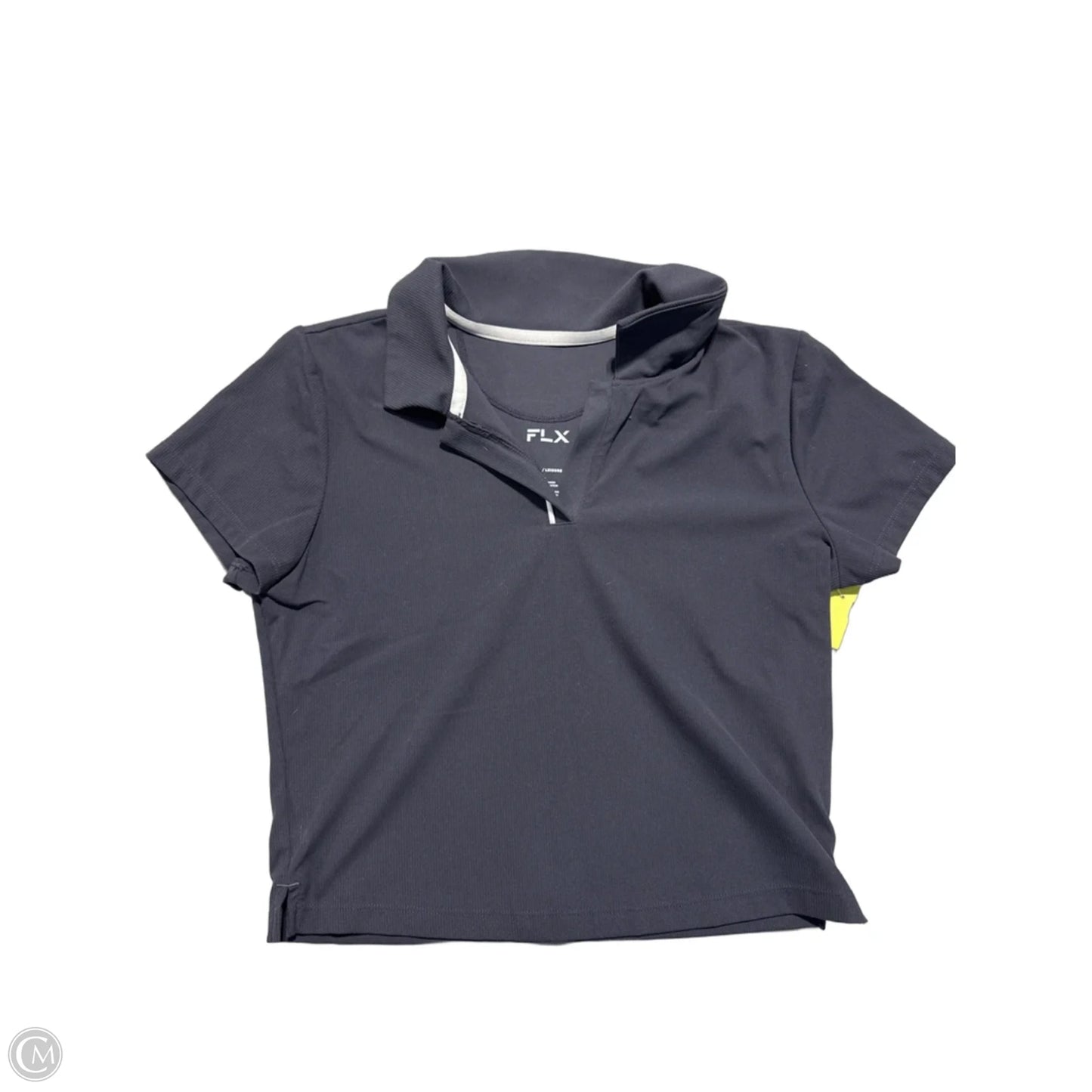 Athletic Top Short Sleeve By Flx In Navy, Size: S