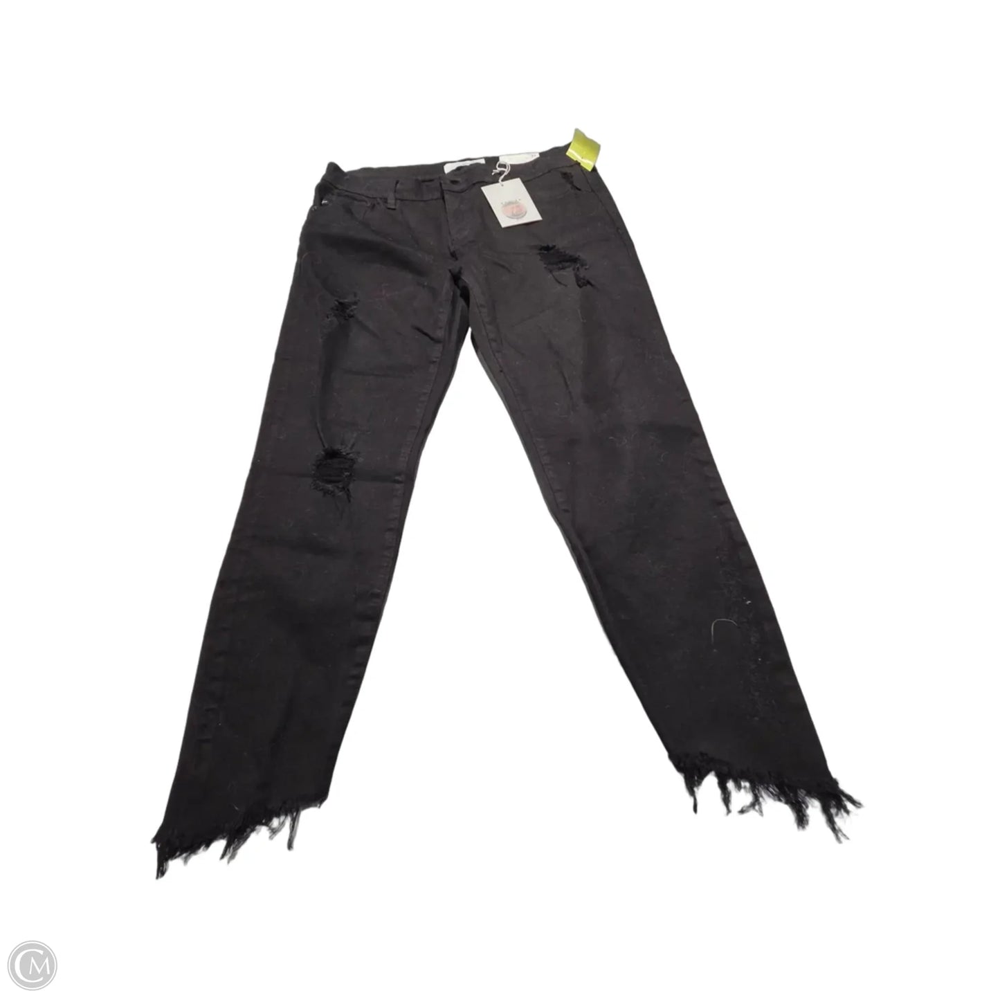 Jeans Straight By Kancan In Black, Size: 12