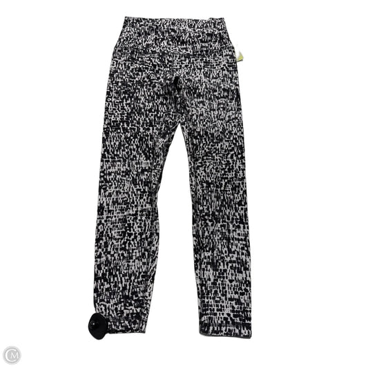 Athletic Leggings By Lululemon In Black & Grey, Size: 6