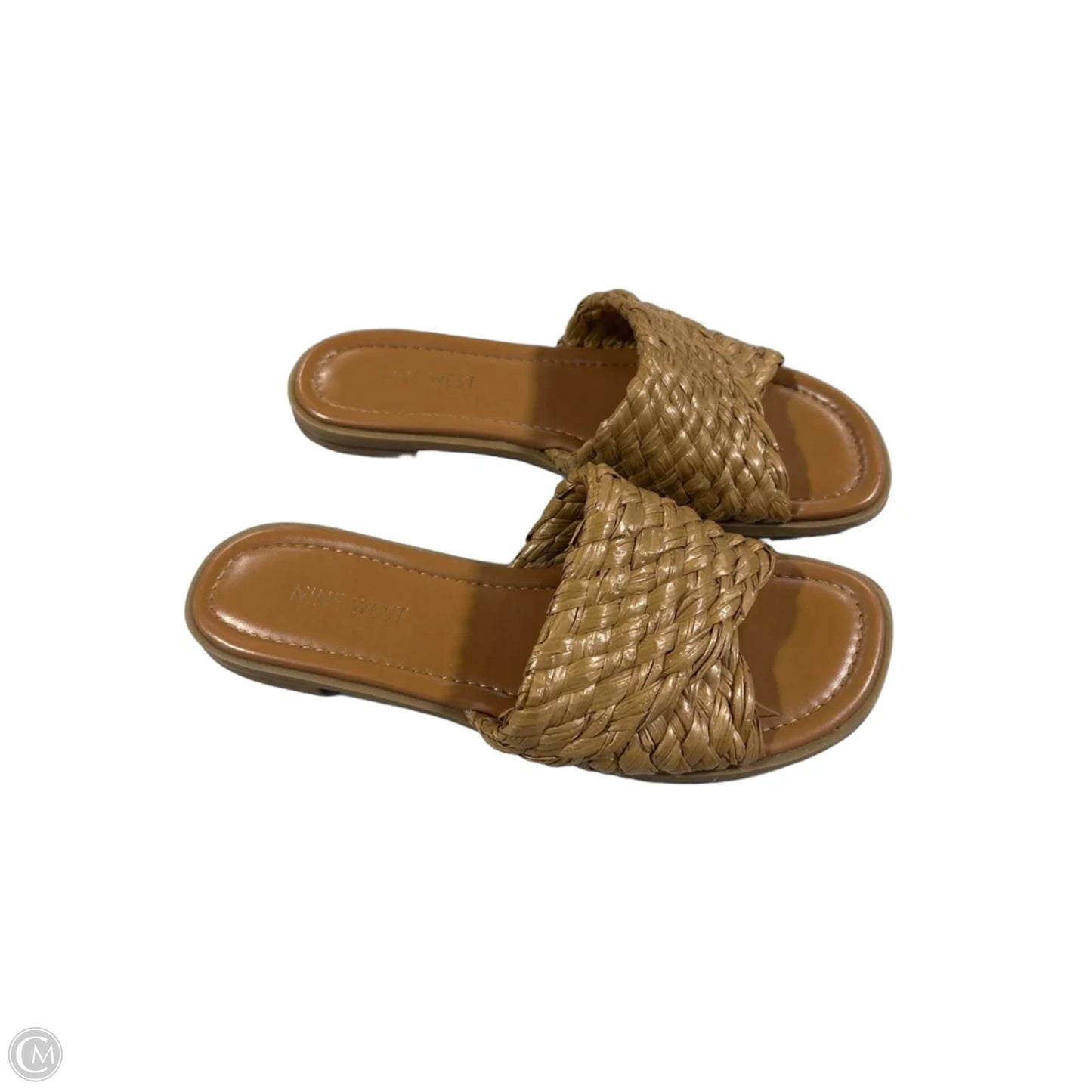 Sandals Flats By Nine West In Brown, Size: 7.5
