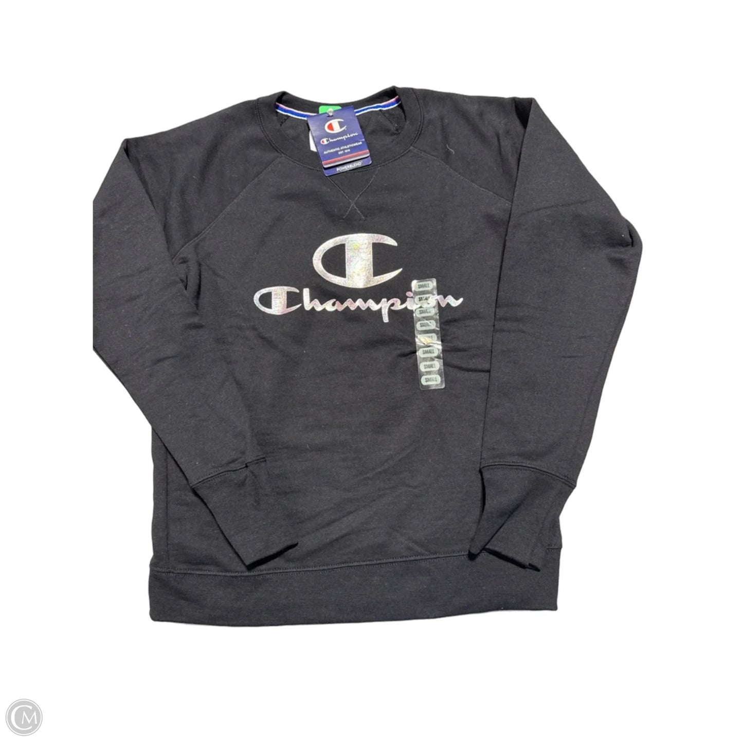 Sweatshirt Crewneck By Champion In Black, Size: S