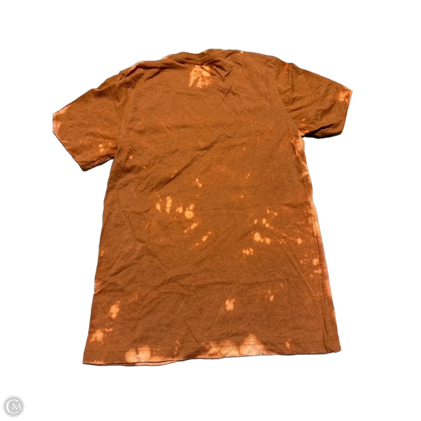 Top Short Sleeve By Canvas In Orange, Size: S