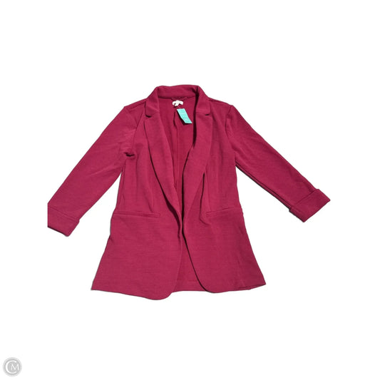 Blazer By Maurices In Maroon, Size: S