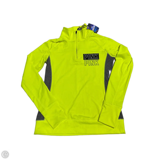 Athletic Jacket By Pink In Yellow, Size: S