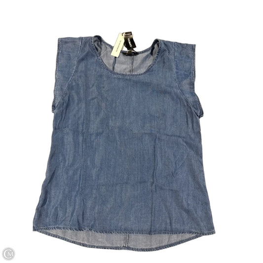 Top Sleeveless By Express In Blue, Size: Xs