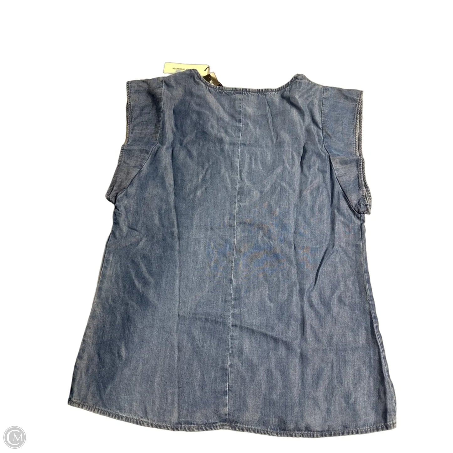 Top Sleeveless By Express In Blue, Size: Xs