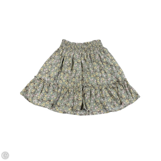 Skirt Mini & Short By Lola In Green, Size: S