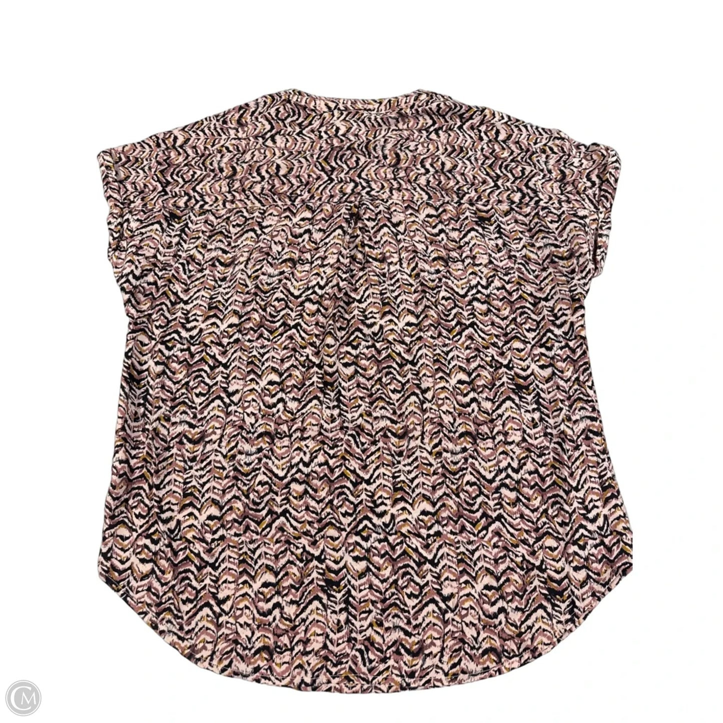 Blouse Short Sleeve By Maurices In Pink, Size: Xs