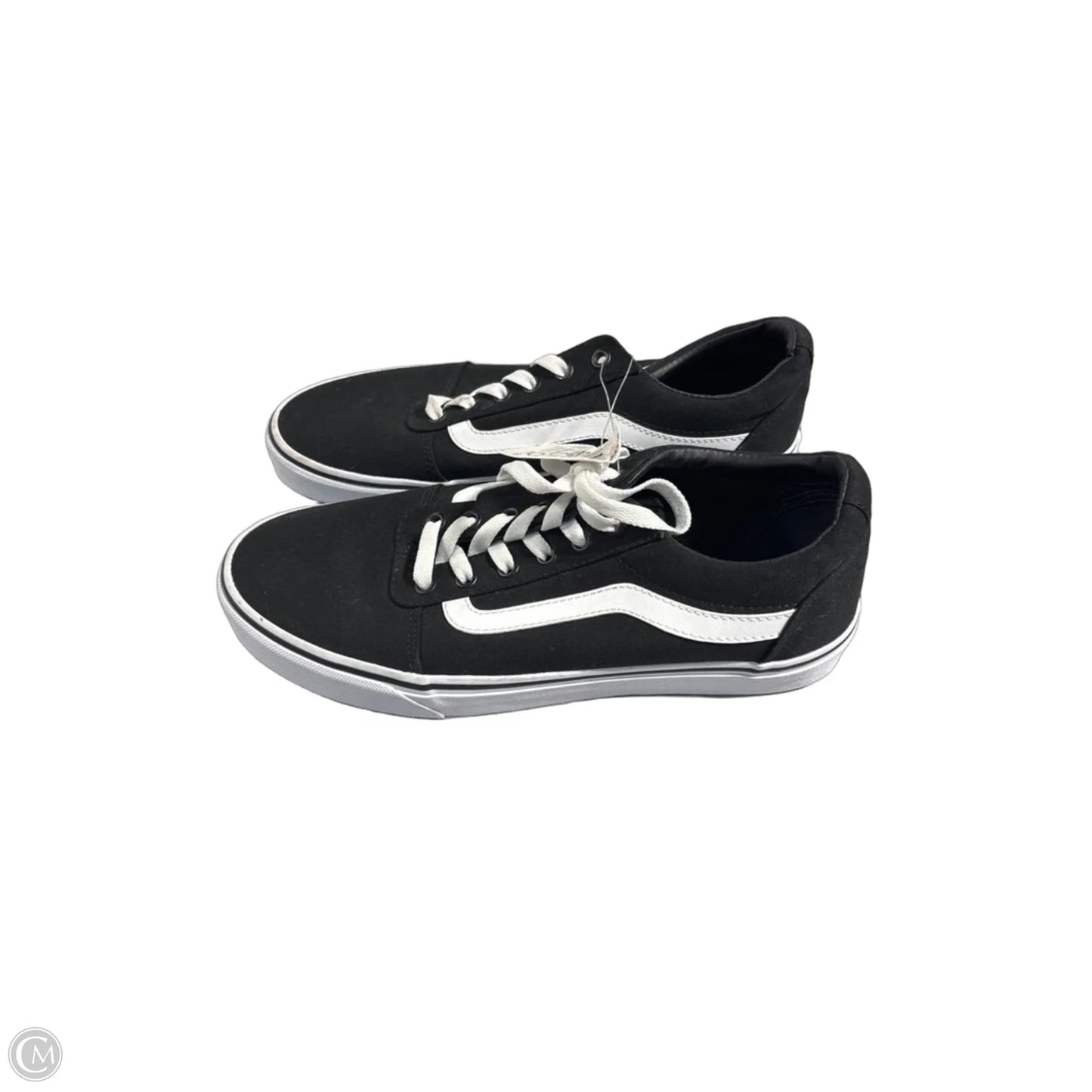 Shoes Sneakers By Vans In Black & White, Size: 11