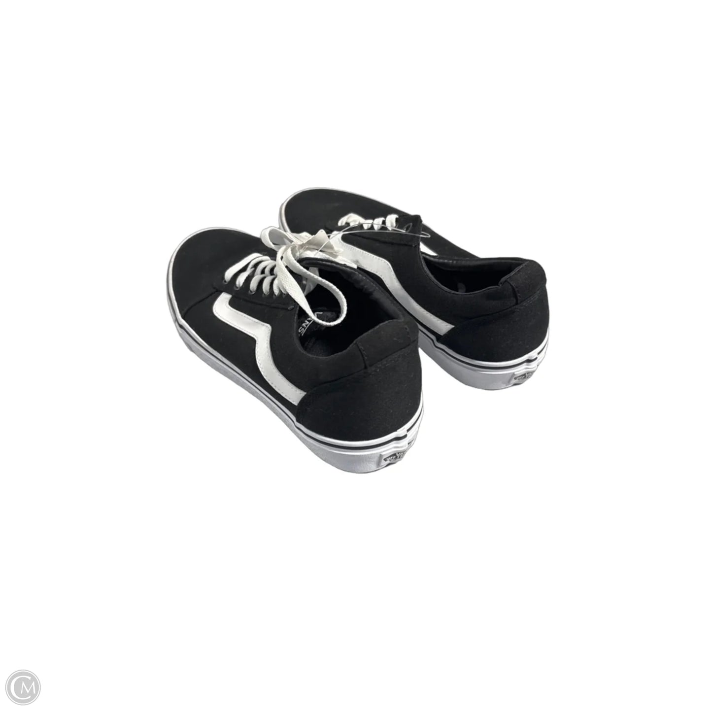 Shoes Sneakers By Vans In Black & White, Size: 11