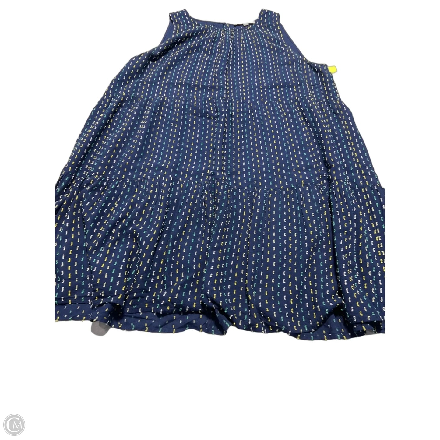 Dress Casual Midi By Loft In Navy, Size: Xl