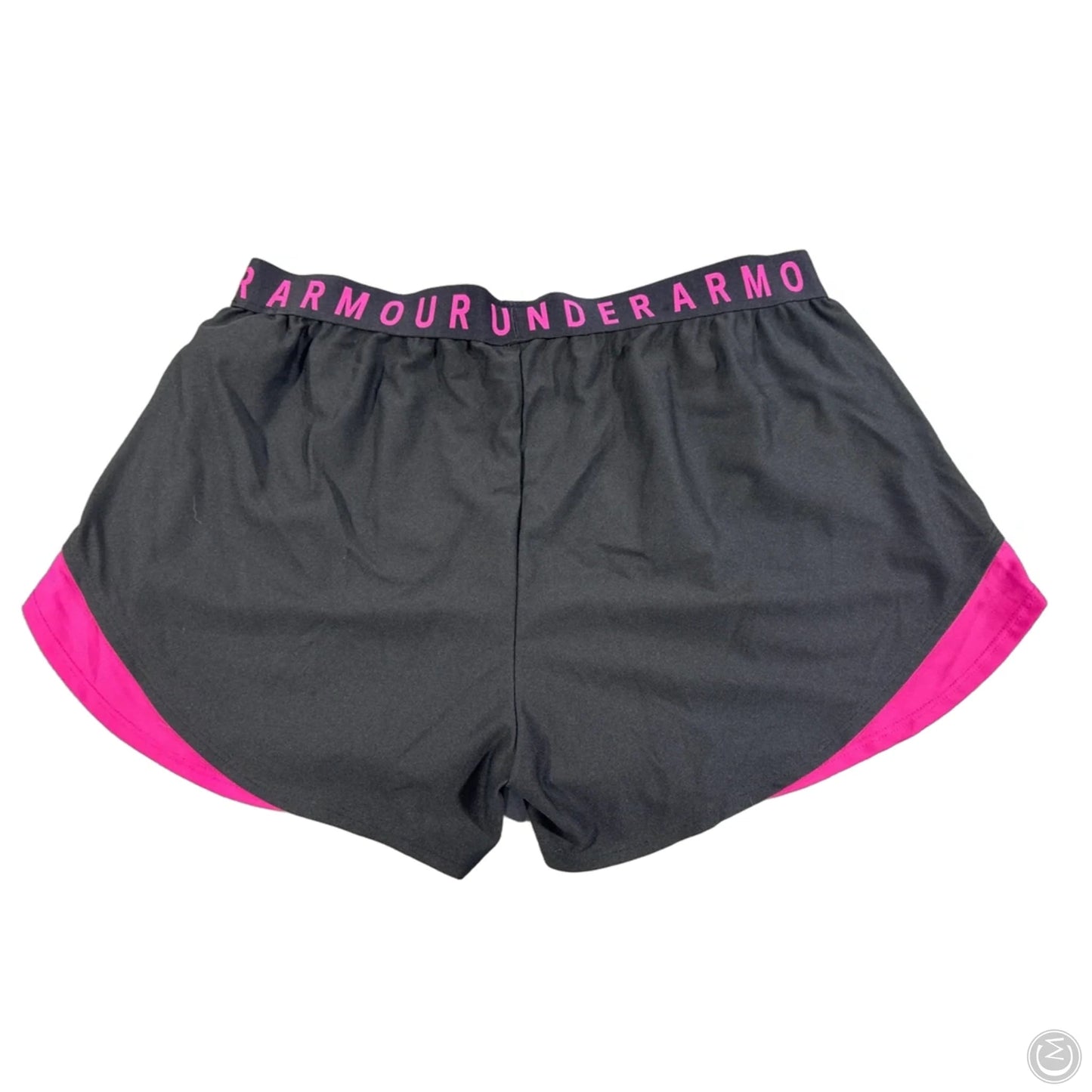 Athletic Shorts By Under Armour In Black & Pink, Size: Xl