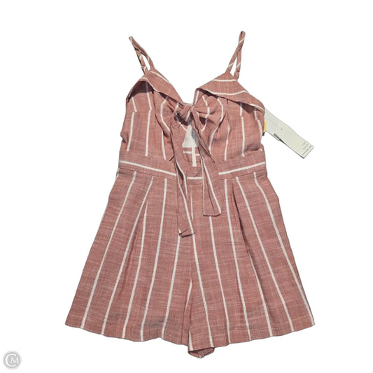 Romper By Cmc In Red & White, Size: S