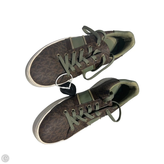 Shoes Designer By Michael Kors In Brown & Green, Size: 9