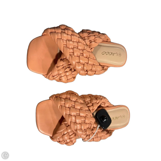 Sandals Flats By Cmc In Coral, Size: 8
