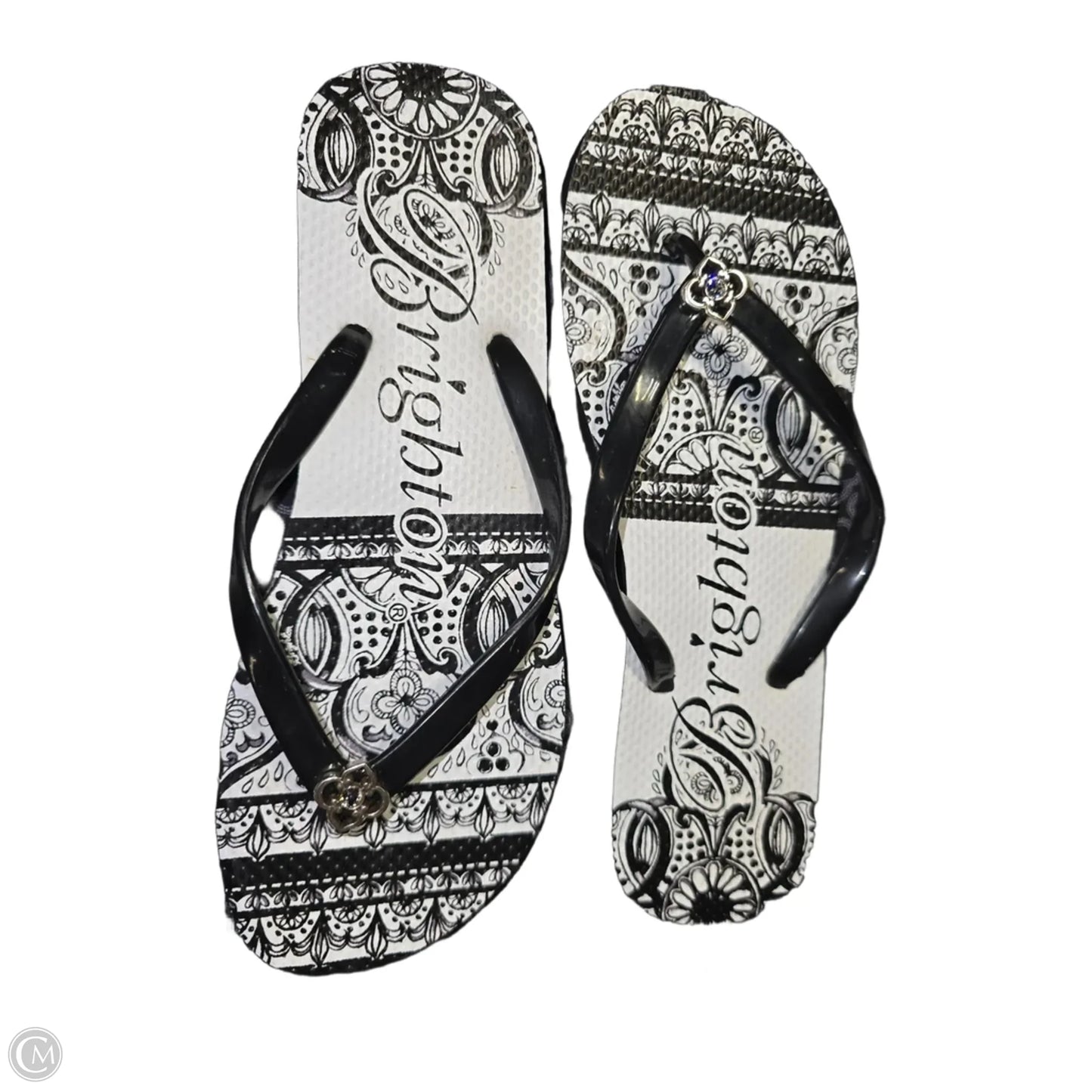 Sandals Flip Flops By Brighton In Black, Size: 6