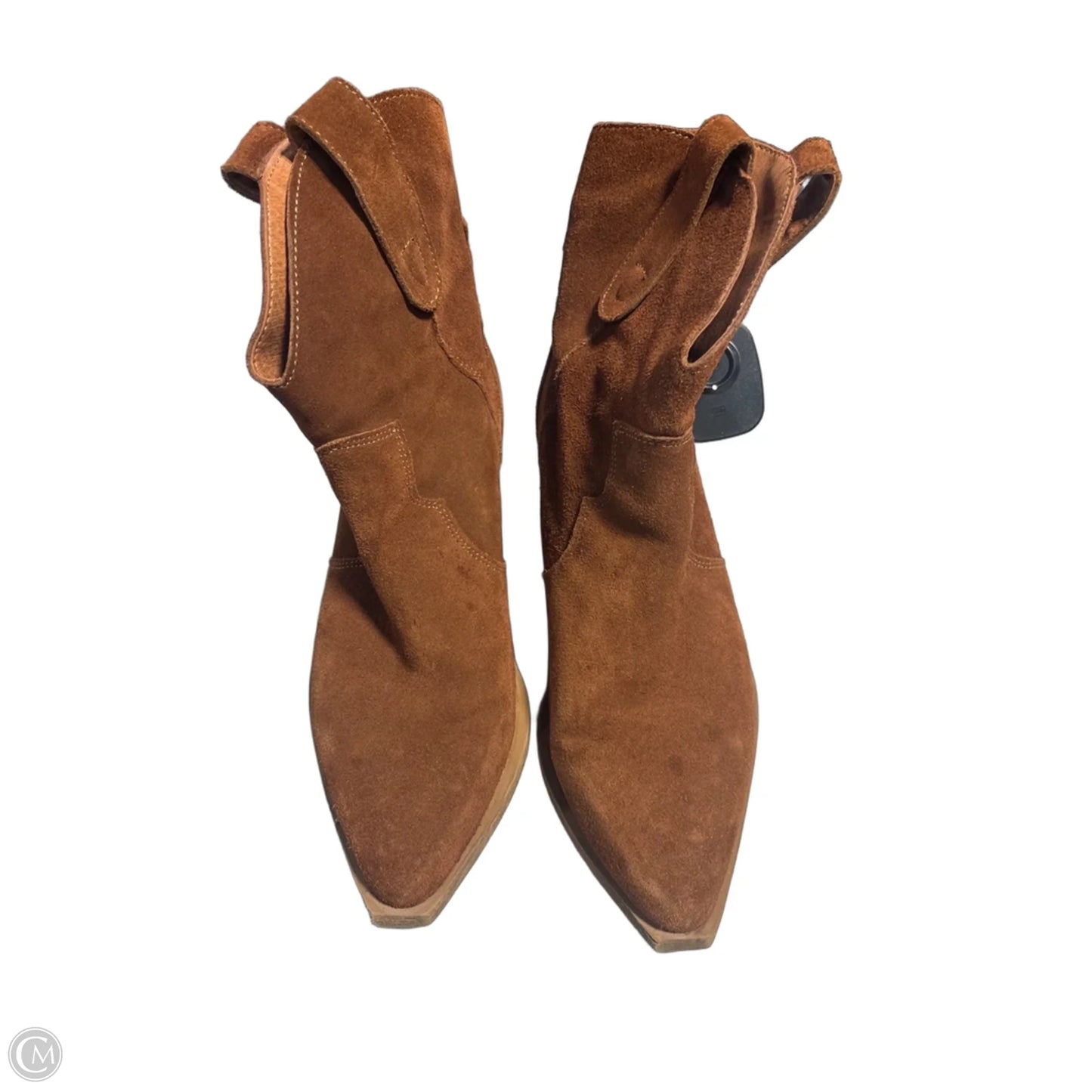 Boots Ankle Flats By Steve Madden In Brown, Size: 9