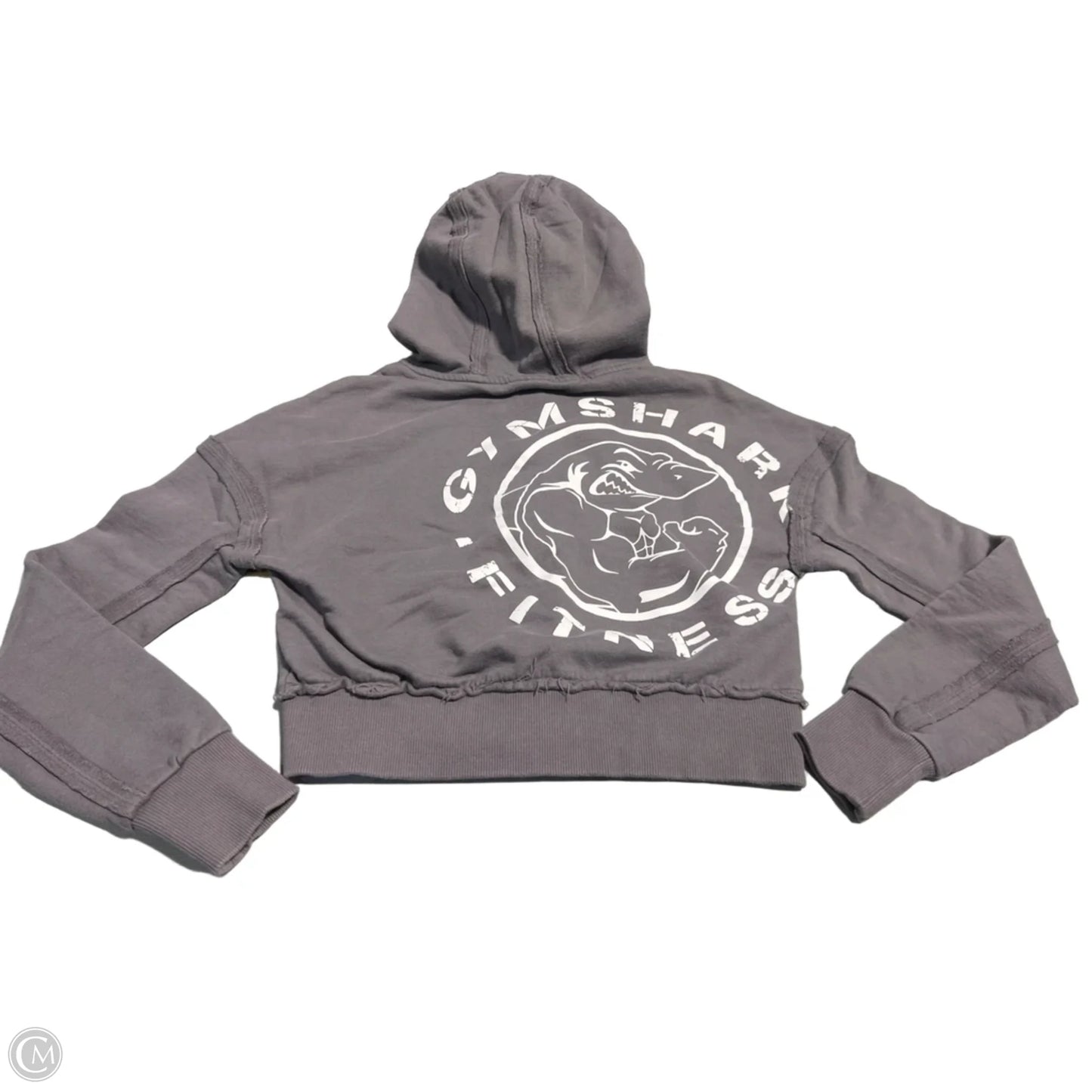 Athletic Jacket By Gym Shark In Grey, Size: Xs