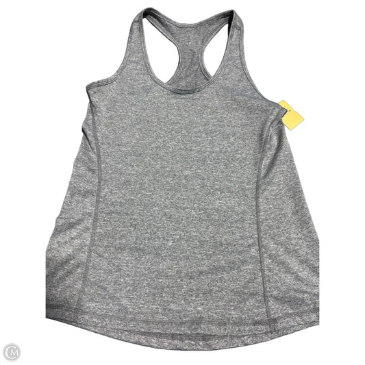 Athletic Tank Top By Icyzone In Grey, Size: S