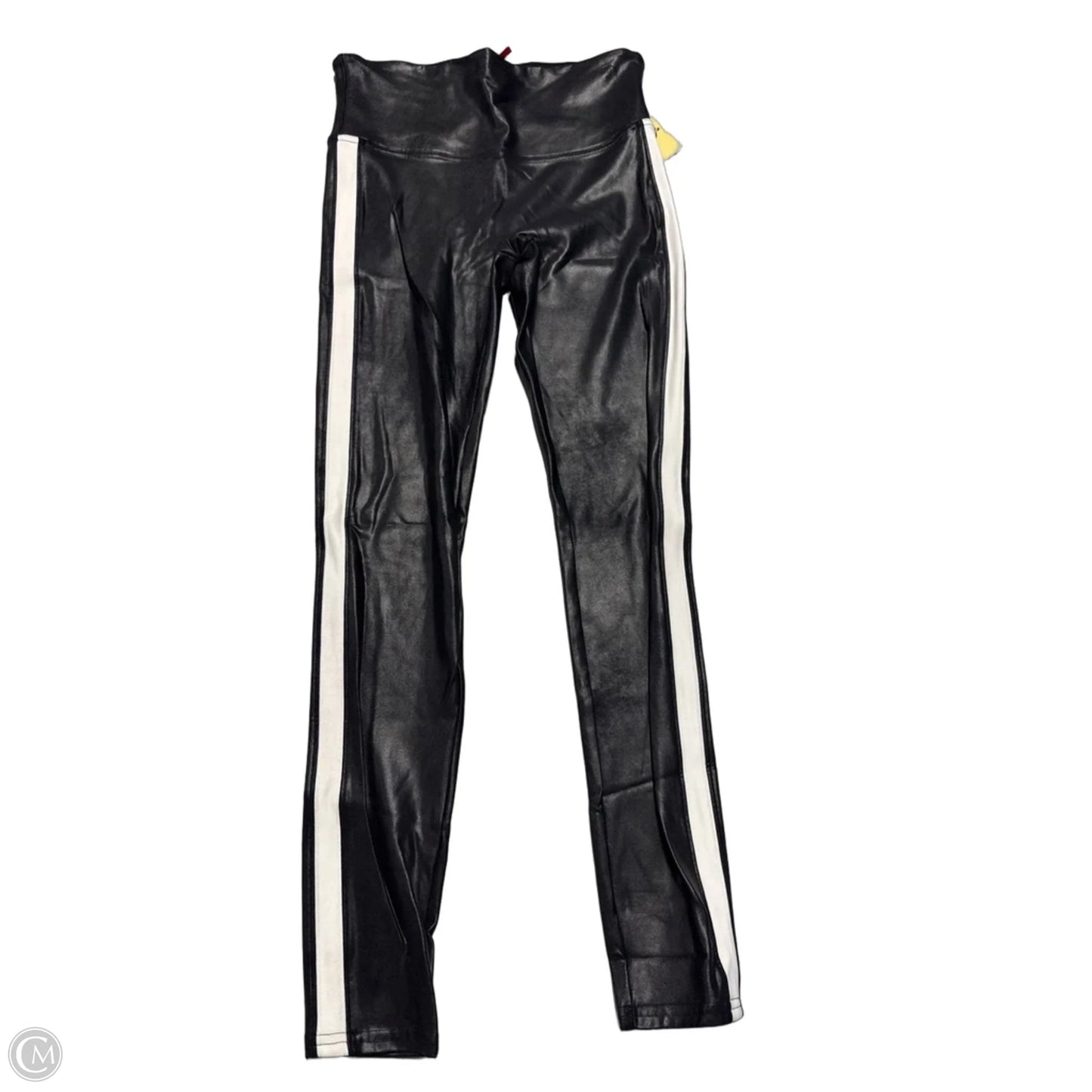 Athletic Leggings By Spanx In Black & White, Size: M