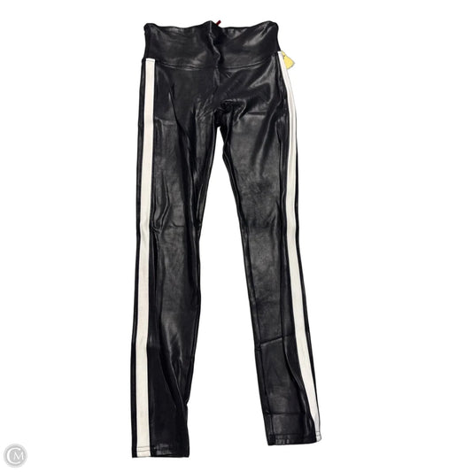 Athletic Leggings By Spanx In Black & White, Size: M
