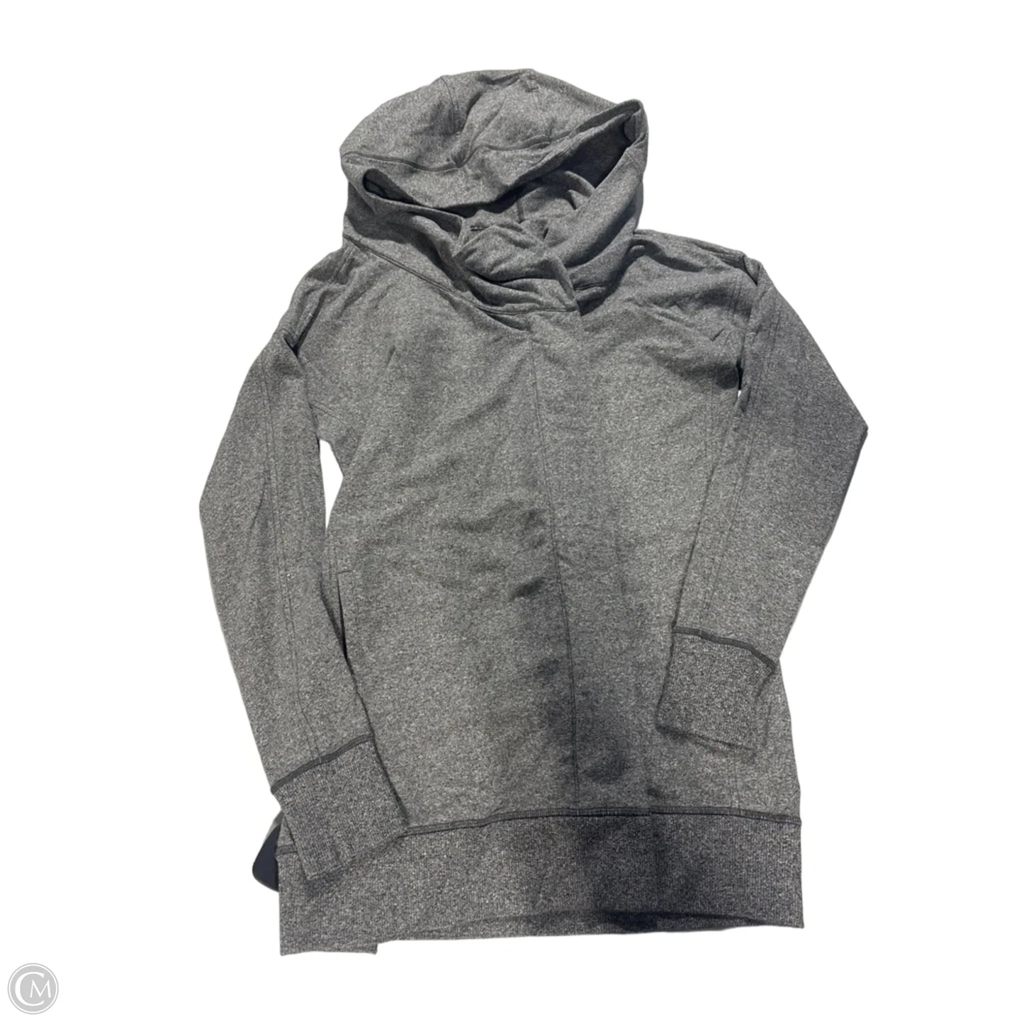 Athletic Jacket By Lululemon In Grey, Size: 8
